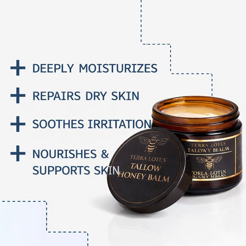 HavenEase Tallow Honey Balm  All-Natural Moisturizer for Soft, Comfortable Skin