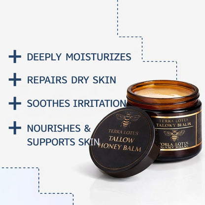 HavenEase Tallow Honey Balm  All-Natural Moisturizer for Soft, Comfortable Skin